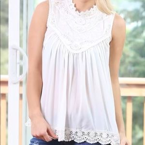 Lace tank